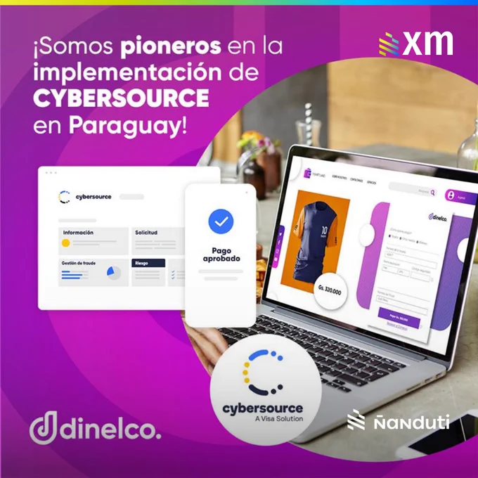 Foto: Flyer de CYBERSOURCE