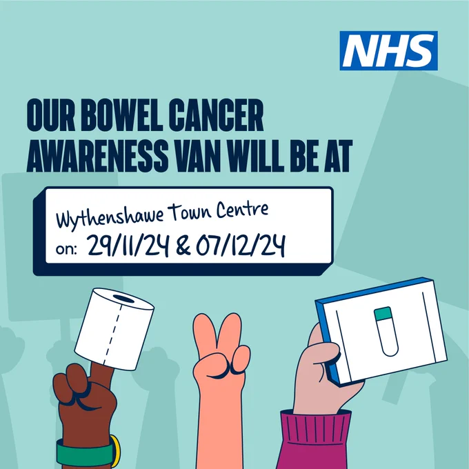 Bowel cancer screening van visits across Manchester