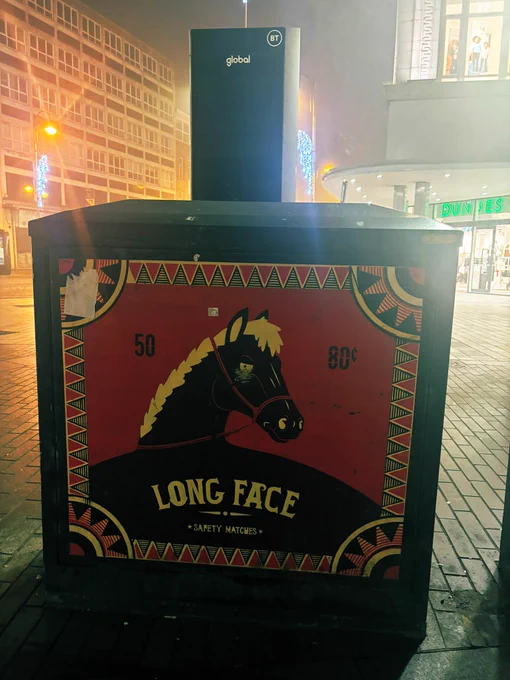 Street art on utility box