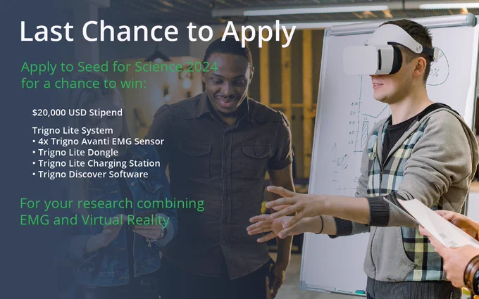 Last chance to apply for Seed for Science