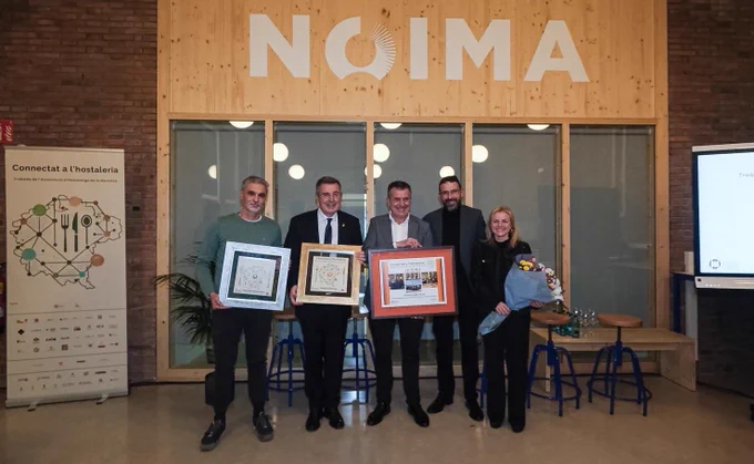 Foto de grup dels premiats.