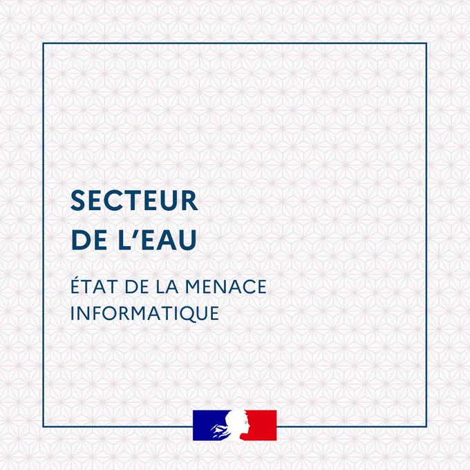 Secteur de l'eau - état de la menace informatique
