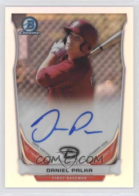 2014 Bowman Chrome - Prospect Autographs - Refractor #BCAP-DP 
Daniel Palka [EX to NM] #/500