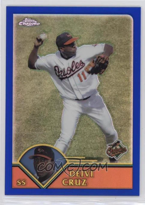 2003 Topps Chrome Traded & Rookies - [Base] - Refractor #T68
Deivi Cruz