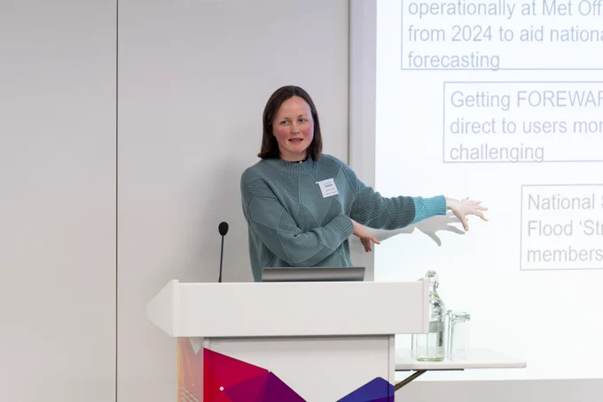 Cathryn presenting at iCASP event