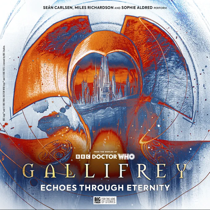 The cover art of Echoes Through Eternity with art by Rafe Wallbank