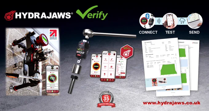 Hydrajaws Verify App for Pull Testing and Torque Measurement testing digital reports