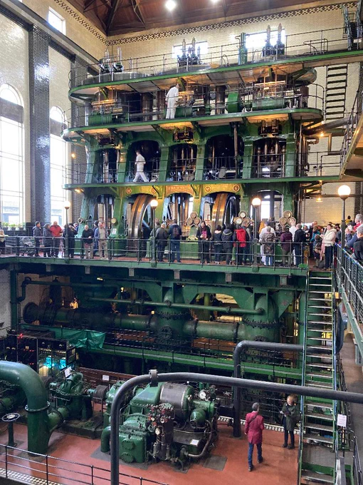 The steam engine at Kempton Steam Engine Trust