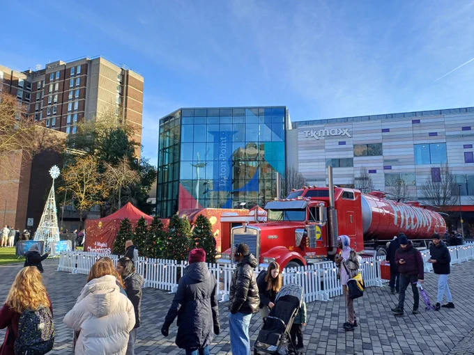 Lidl's giant Freeway cola truck