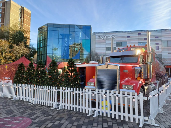 Lidl's giant Freeway cola truck
