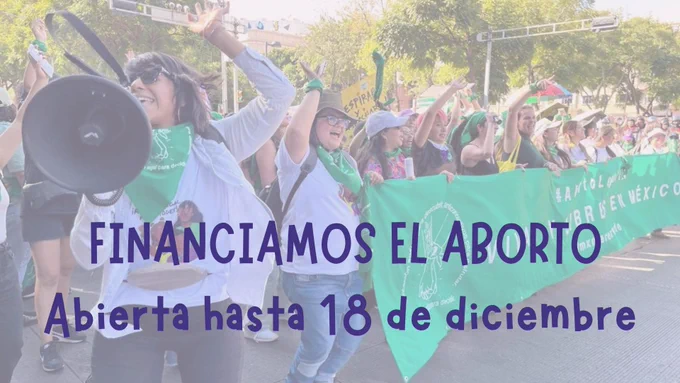 FINANCIAMOS EL ABORTO
Abierta hasta 18 de diciembre