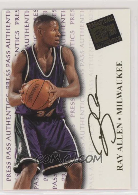 1998 Press Pass Authentics - [Base] #39
Ray Allen