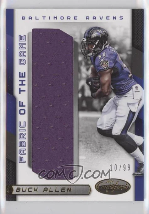2016 Panini Certified - Fabric of the Game #56
Buck Allen #/99