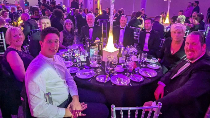 University of Reading team at the 2024 THE Awards Ceremony