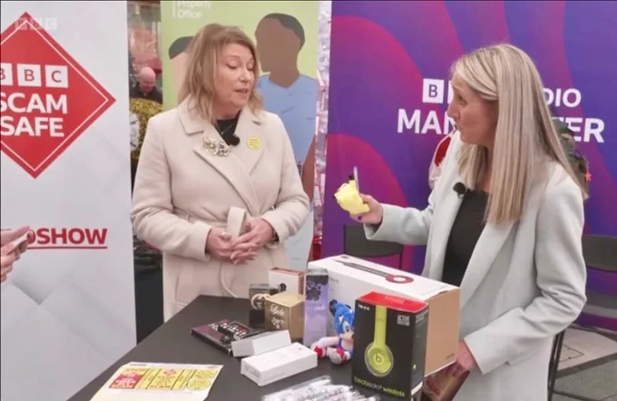 Head of Rights Policy Campaigns & Enforcement, Helen Barnham Speaks to BBC Morning Live presenter, Helen Skelton about the risks of buying fake products.