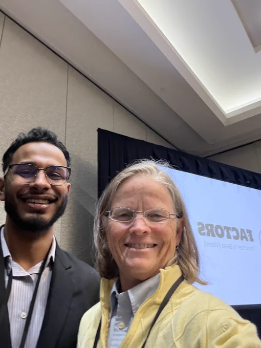 Aman Sahota and Ruth Cook