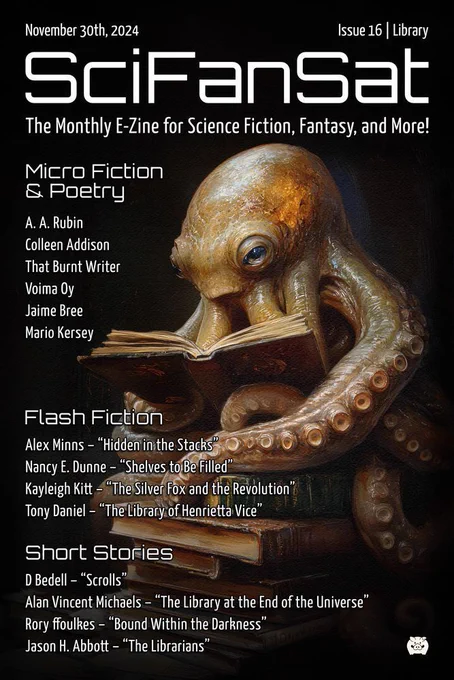 SciFanSat: The Monthly Magazine for Science Fiction, Fantasy and More!