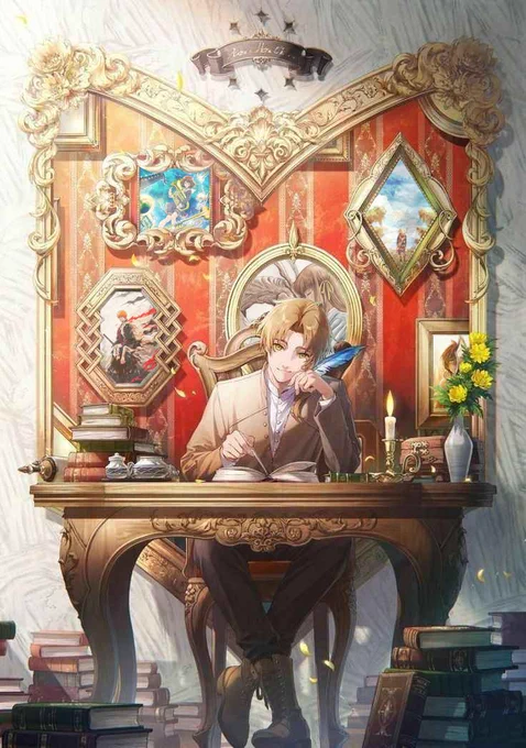 1. Mushoku Tensei 
2. Bleach
3. Hibike Euphonium
4. Xenoblade chronicles
5. Fruits basket 
6. Magi (barely visible on the right)