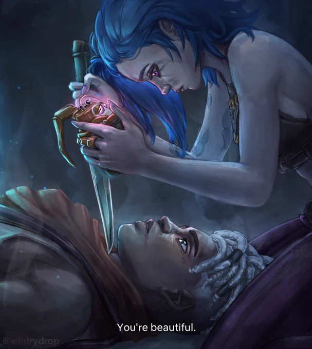 What if Ekko gets taken down 'cause she's just tired of him talking? these two have me on a chokehold. I'm a sucker for that  tragic, almost-is-never-enough dynamic. T_T  Finally finished it! experimented with brushes around here. trying to learn to love the messiness
