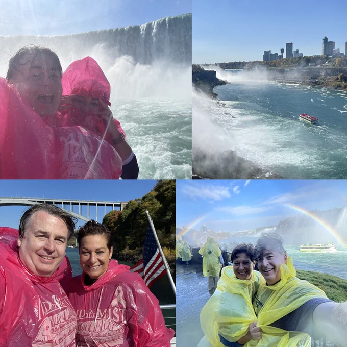 Chris and Karolyn Johnston at Niagara Falls