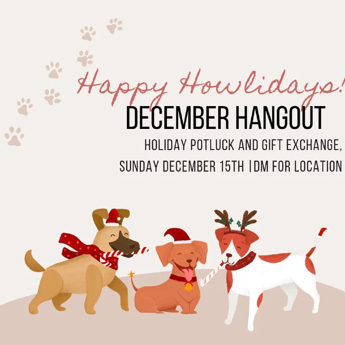 An event flyer for an upcoming community event on Dec 15th for the Ottawa Pet Play community. 