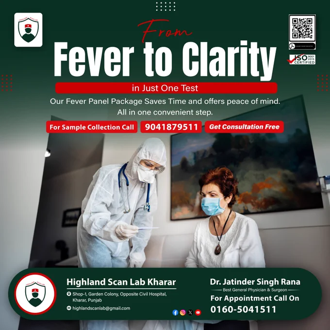 Fever to Clarity in just one test.