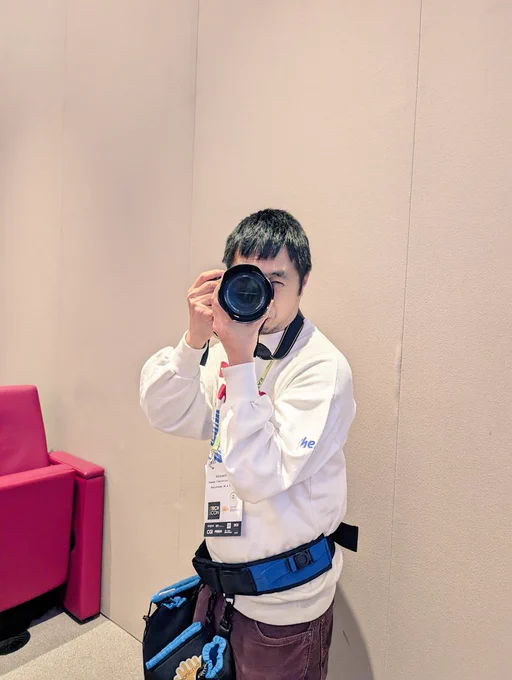 Vinnie taking photo of me taking photo