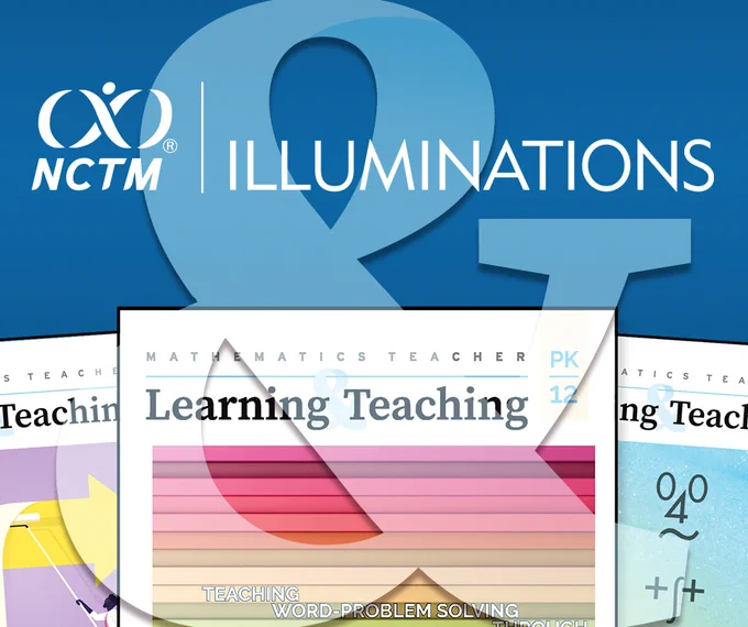 NCTM Illuminations cover; showing three journal covers 