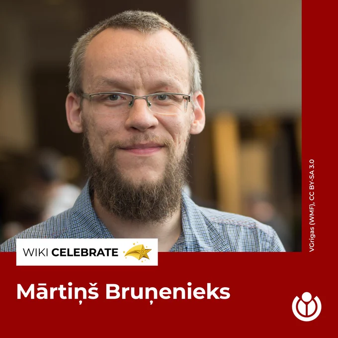 WikiCelebrate Mārtiņš Bruņenieks.