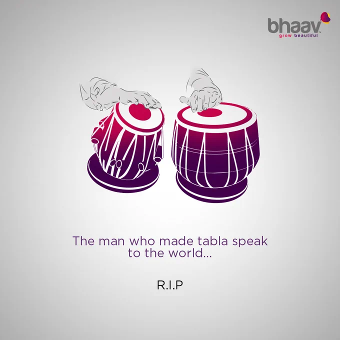 A heartfelt tribute showcasing a beautifully crafted tabla set placed against a soft, ethereal backdrop, symbolizing respect and remembrance. The image honors Zakir Hussain, a legendary tabla artist who brought Indian classical music to the global stage. Text overlay reads, "He brought the tabla to the world’s stage. His legacy lives on.
(Legacy of Music, Zakir Hussain, Rest in Peace, India, Tabla Artist, Musical Legend)