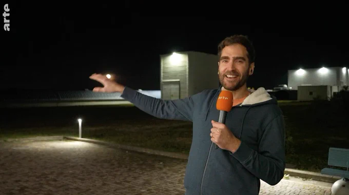 Le journaliste Pierre Girard en direct de Virgo en Italie