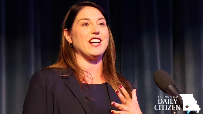 Crystal Quade participates in a forum in September in this Daily Citizen file photo. (Photo by Shannon Cay)