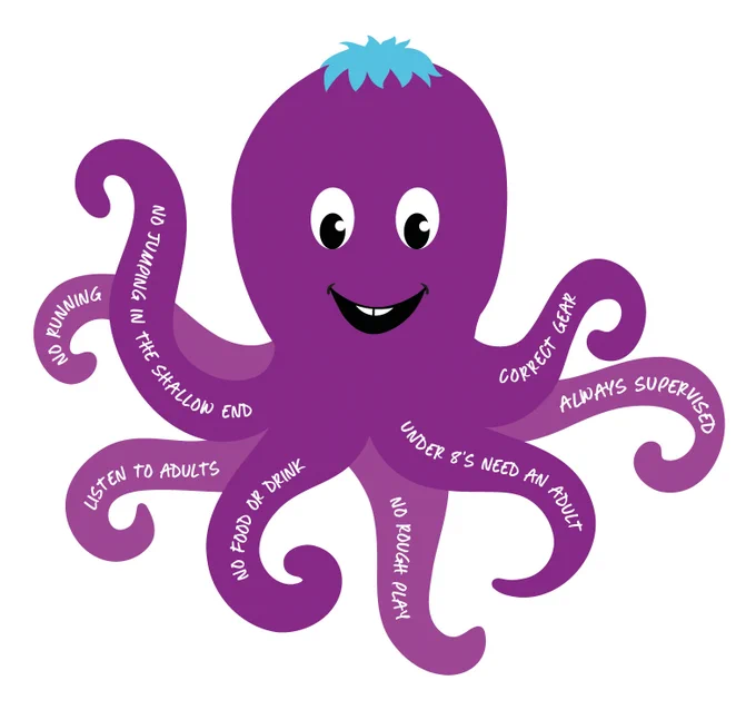 Octosafe, swim safety champion.