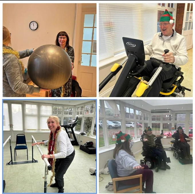 Members benefiting from physiotherapy 