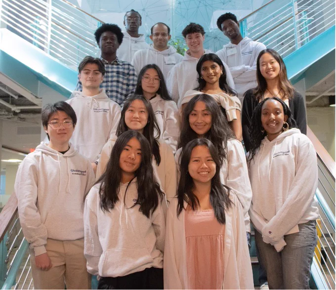 Group photo of build4good 2024 interns at New America offices in Washington, D.C.