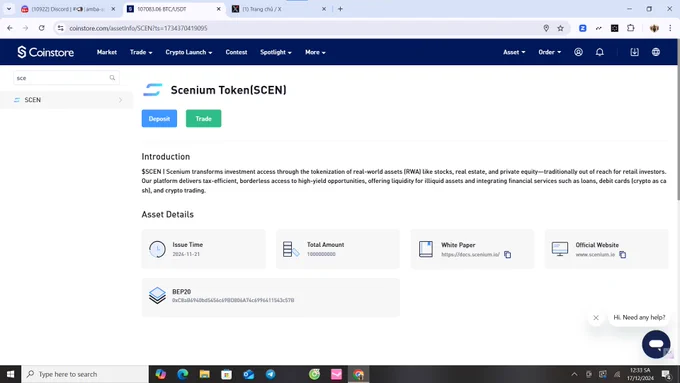 Tổng cung #SCEN