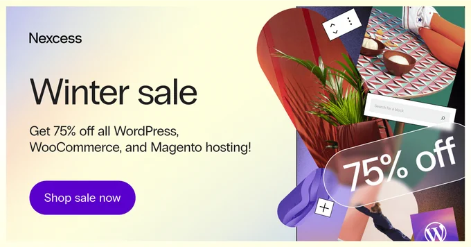 Nexcess winter sale: Get 75% off all WordPress, WooCommerce, and Magento hosting