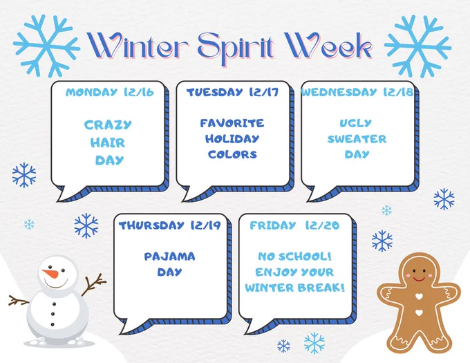 Winter Spirit Week