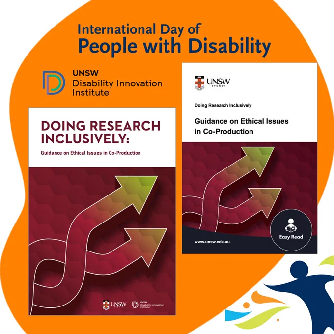 International Day of People with Disability. DIIU resources - Doing Research Inclusively: Guidance on Ethical Issues in Co-production 