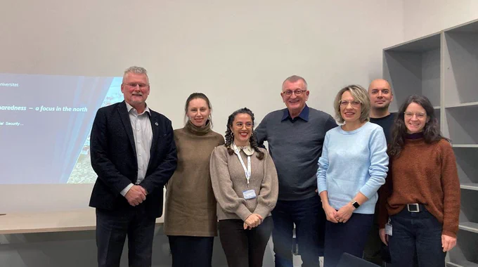 After-work gathering organized by InfraNorth team members with guest Erik Henriksen from the University of Tromsø, Arctic University of Norway.