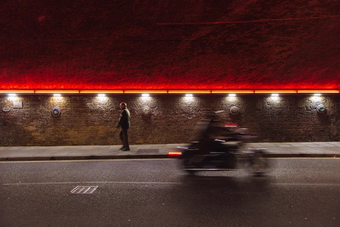 Black Prince Road, London, United Kingdom. Winner at Surface Design Awards 2019. Lighting design for landscape architecture, public realm projects and exterior developments in the UK, United States, Europe and Middle East. Design from Award-winning Lighting consultants Michael Grubb Studio