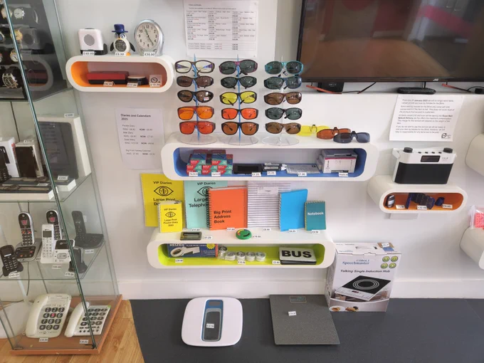 Picture shows: Our main reception area at our premises on Heathcoat street display all of our aids and equipment.