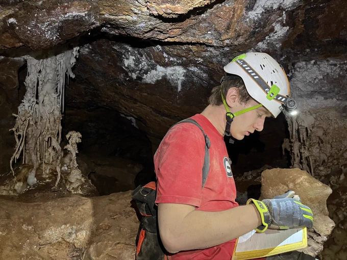 Former SIP, Ryan Palmer at Carlsbad Caverns National Park