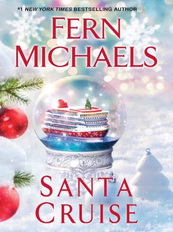 The cover of Fern Michaels' festive novel 'Santa Cruise' available as an ebook on the Libby app