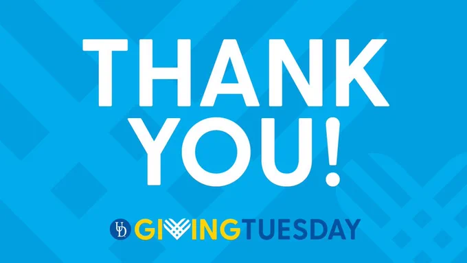 Thank you! GivingTuesday