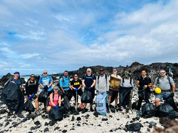 Volunteers clean Shelly Beach at Mars Bay Nature Reserve 