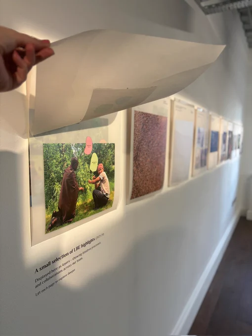 Visual highlights from the evening including photo exhibitions of our work. © Photo Invisible Flock.