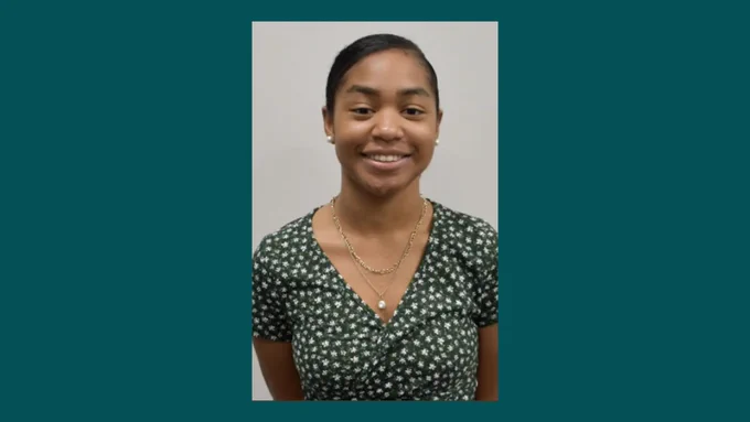 Hannah Joyner, a recipient of the M. C. Ashe Family Scholarship Endowment