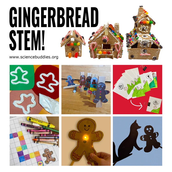 Gingerbread houses from STEM engineering experiment