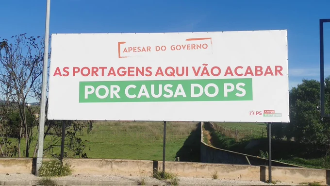 Apesar de termos estado 8 anos e meio no Governo, as portagens aqui vão acabar por causa de uma aliança do PS com o Chega